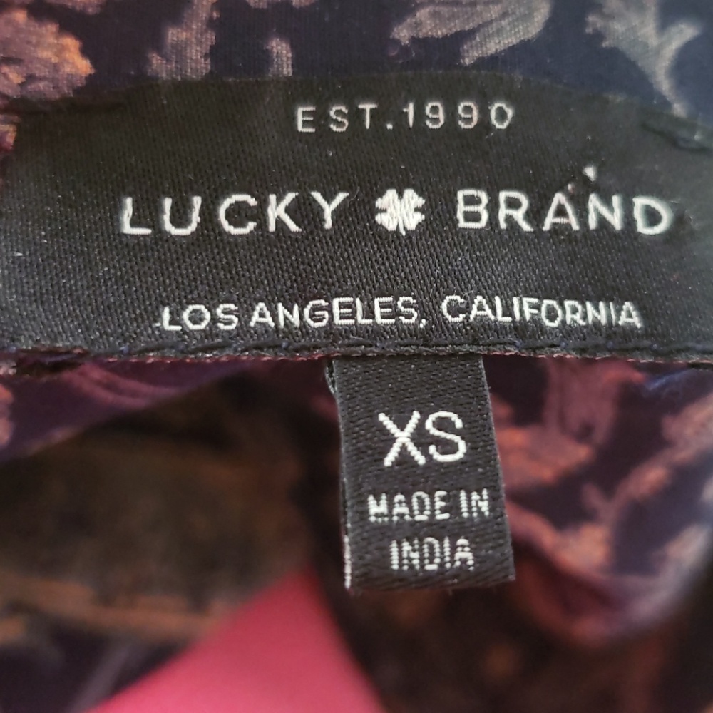 LUCKY BRAND LONG SLEEVE TOP - Picture 10 of 10
